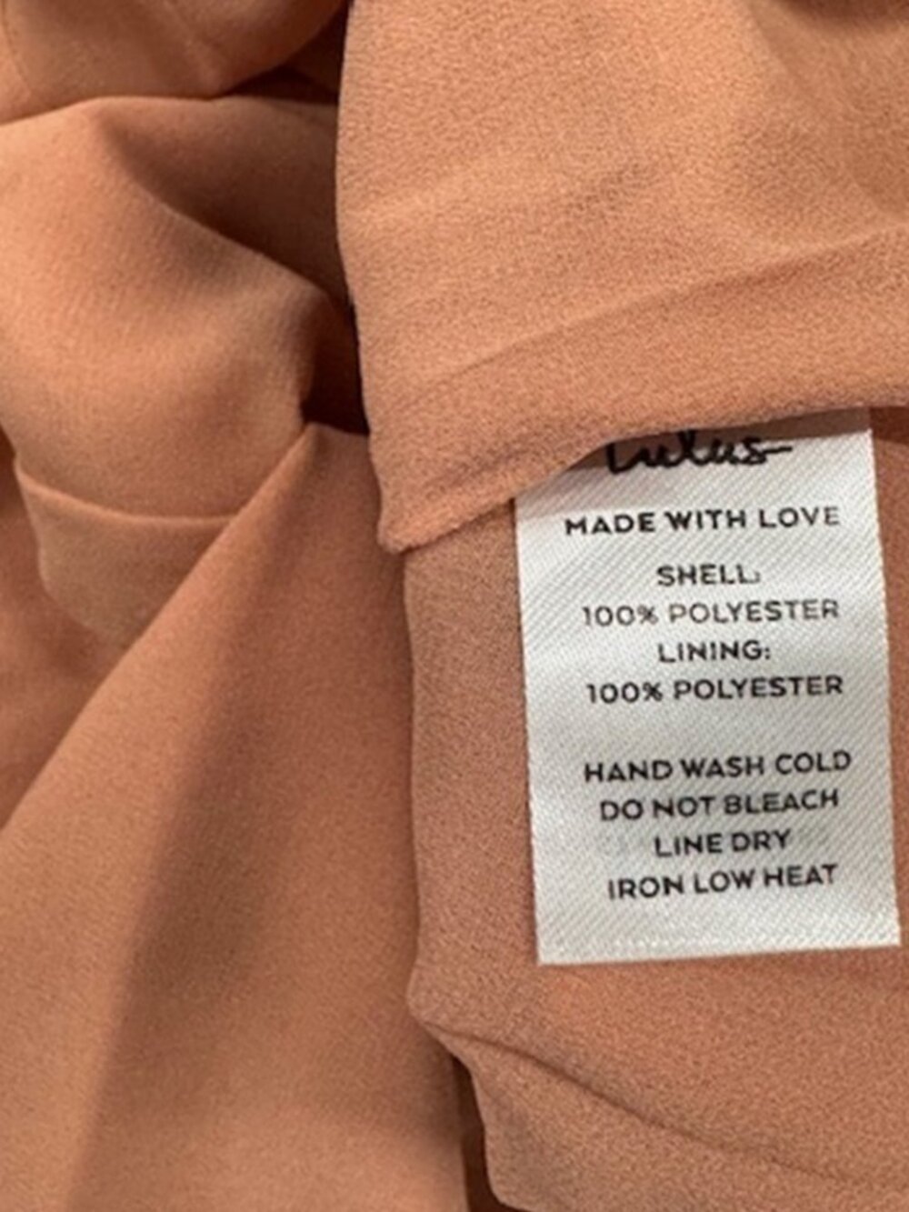 Lulus Make it a Night to Remember Peach Satin Mini Dress NWT - Picture 5 of 6